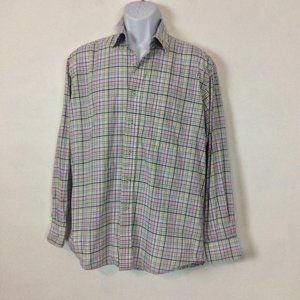 Alan Flusser Multicolor Cotton Button Down Shirt